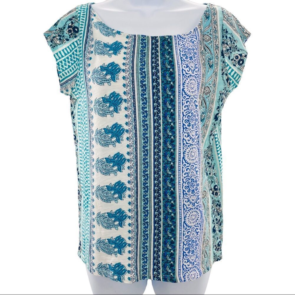 CALYPSO ST BARTH Tribal Print Tee
